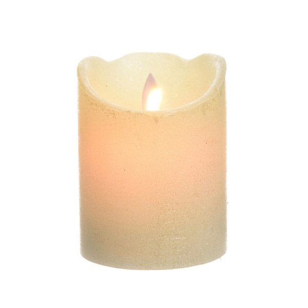 LED Wax Waving Candle Pearl 10cm