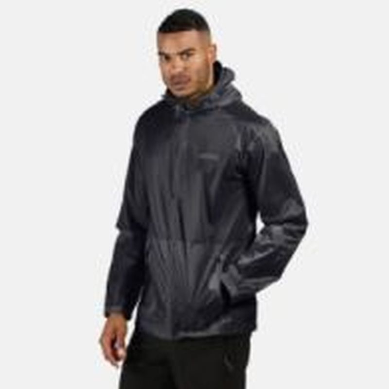 Men's Pack-It III Lightweight Waterproof Walking Jacket Black - L