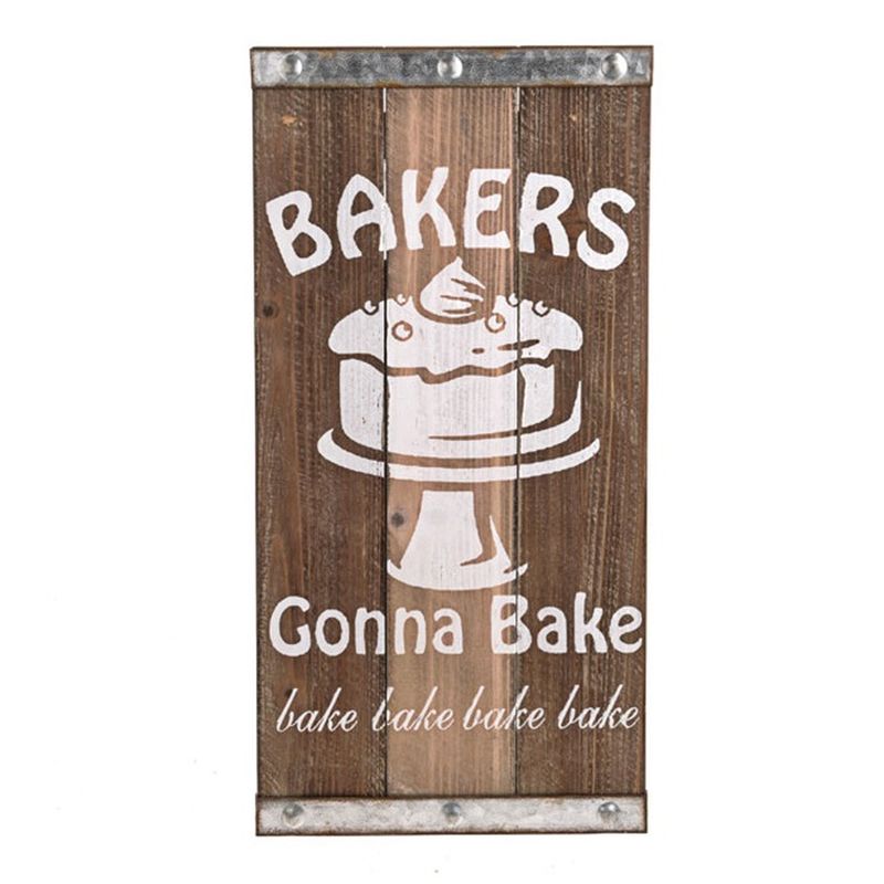 'Bakers Gonne Bake' Wooden Plaque