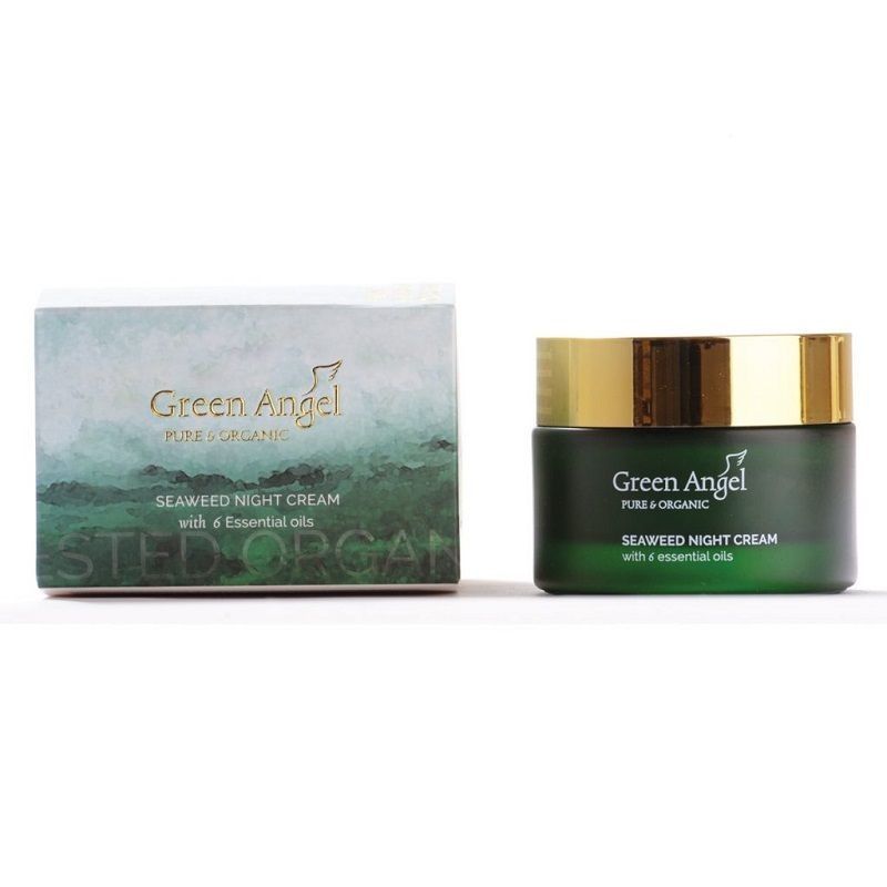 Green Angel Night Cream Seaweed  6 Essential Oils 50ml