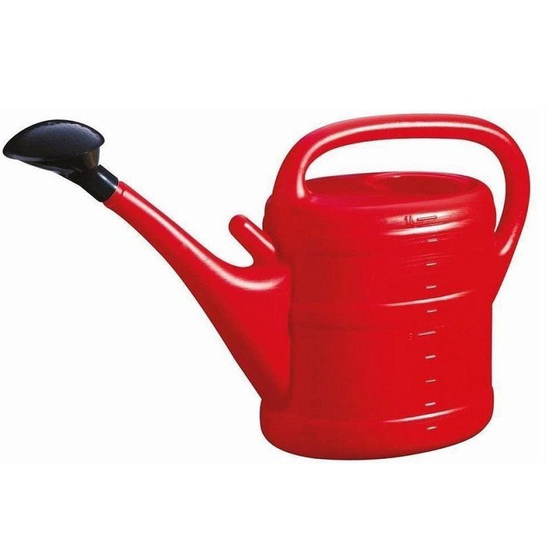 Plastic Watering Can Red 10ltr