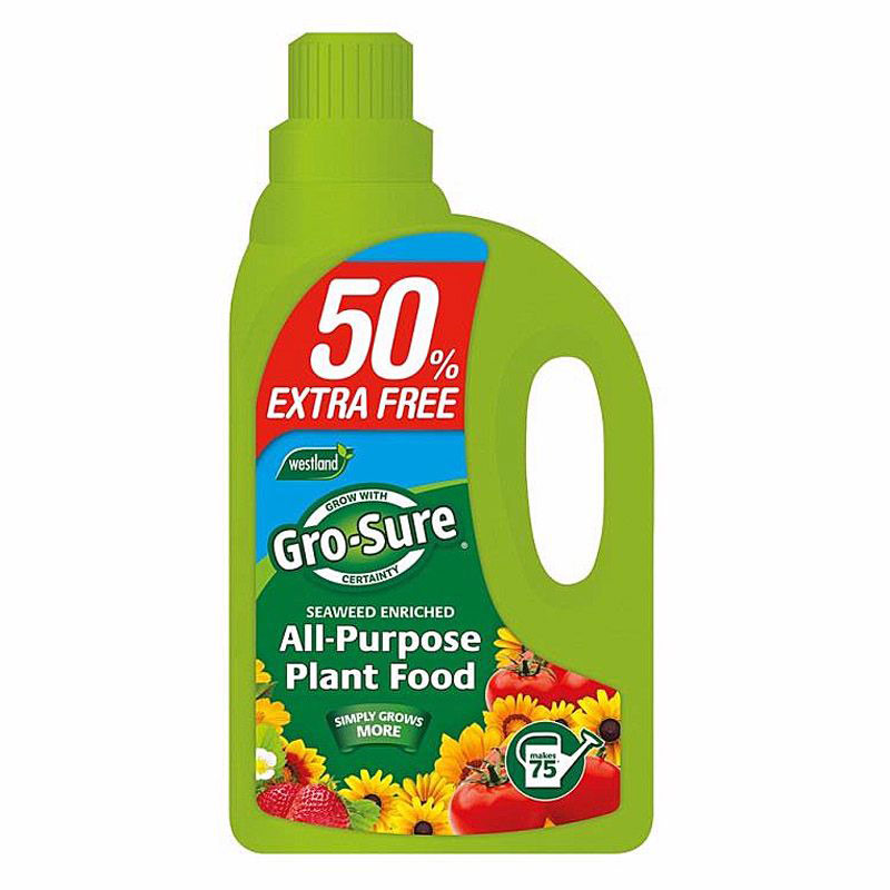 Gro-Sure Super Enriched All Purpose Plant Food - 1L + 50% extra free