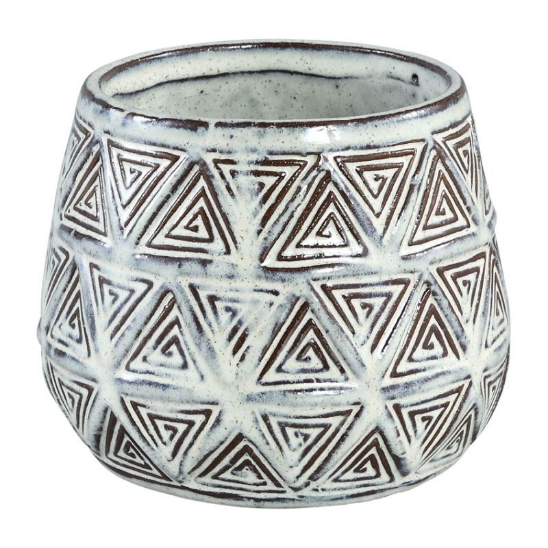 Jayda Brown Ceramic Pot Small