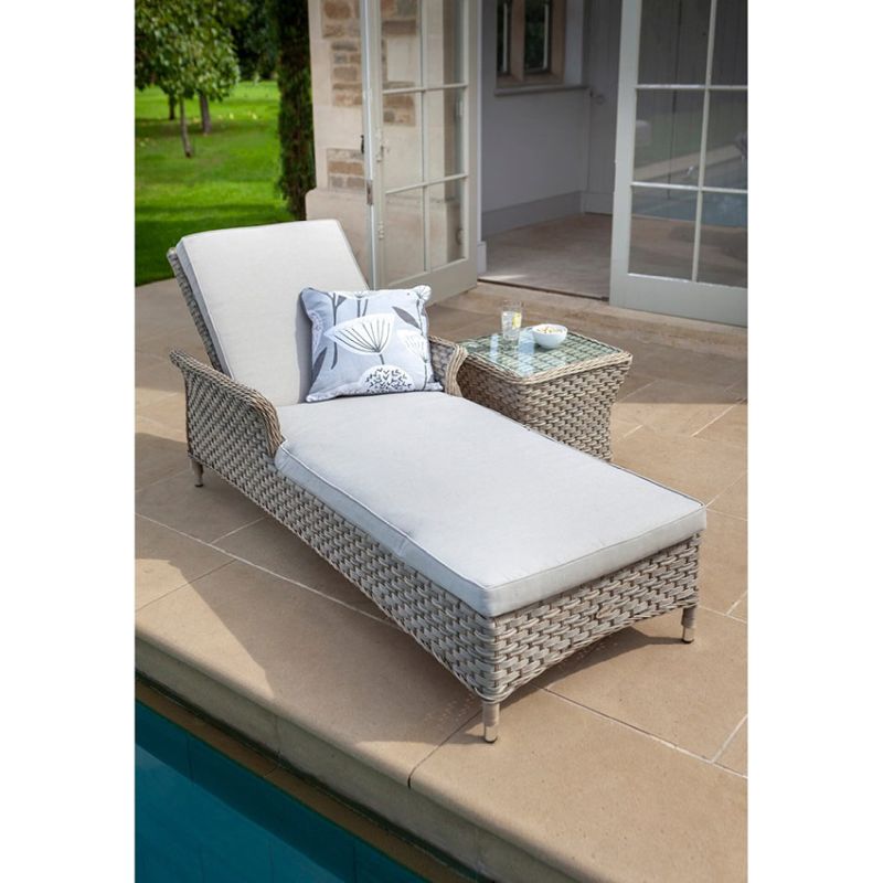 Heritage Lounger with Cushion - Beech