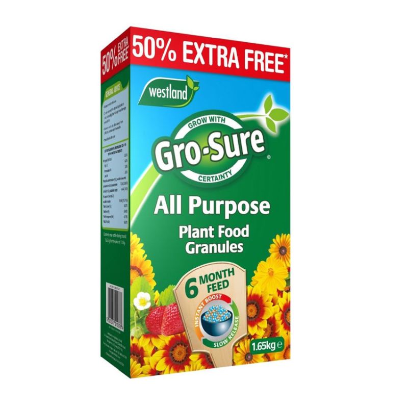 Gro-Sure All-Purpose Slow Release Plant Food 1.1kg + 50% Extra Free