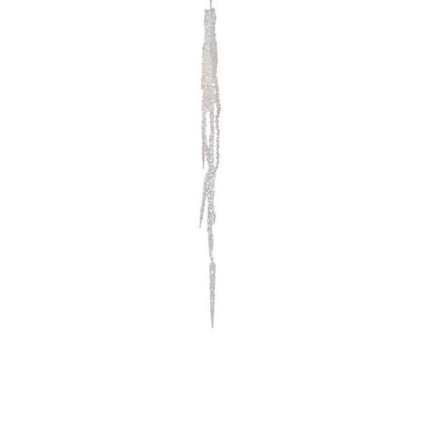 Acrylic Icicle with Glitters - Transparent - Christmas Decorations ...