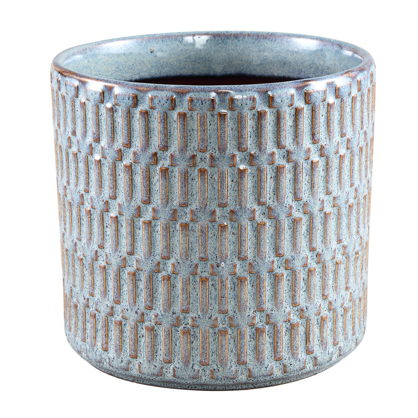 Tenzin Blue Glazed Ceramic Pot (XL)