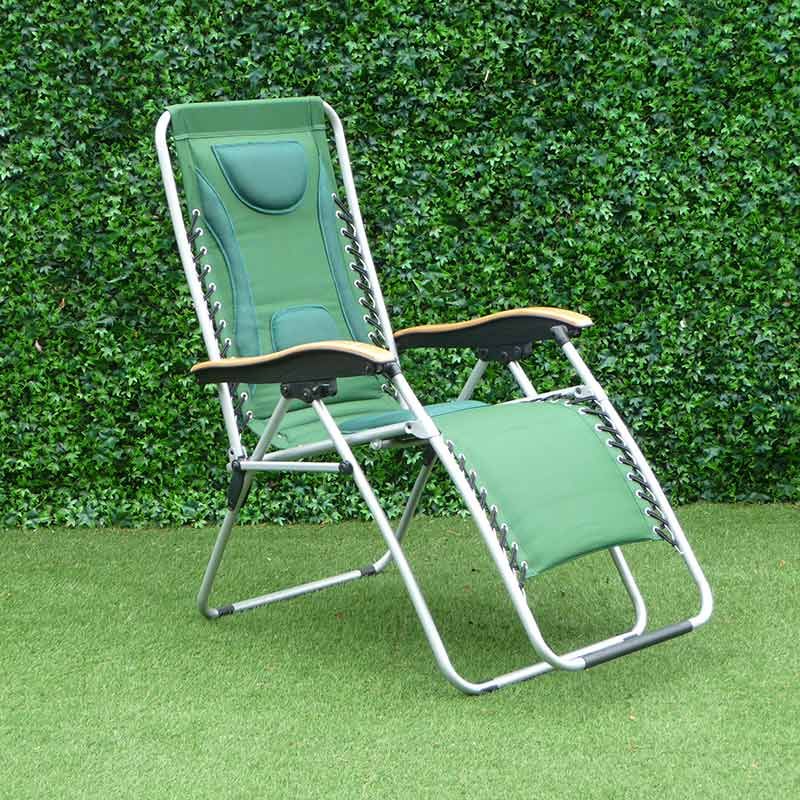 Multi-Position Relaxer Chair Green