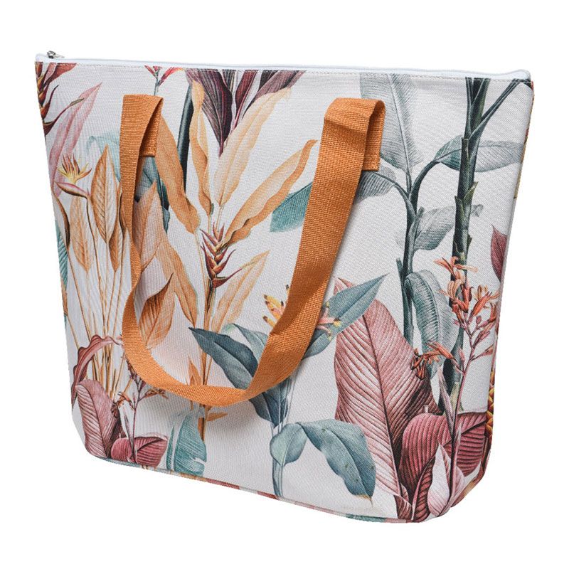 Floral Design Bag 38cm - Orange
