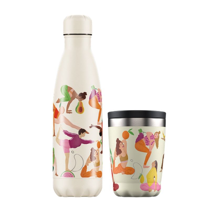 Chilly's Bottle & Cup Gift  Set - Fruity Flex