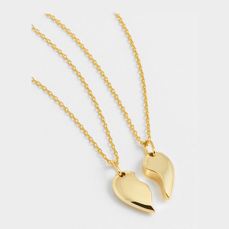 Estella Bartlett BFF Heart Necklace - Gold