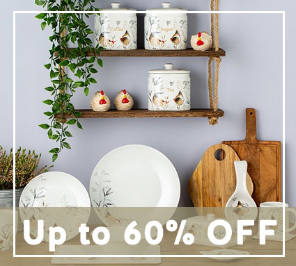 Winter Sale Up to 60% OFF Cutlery and Crockery