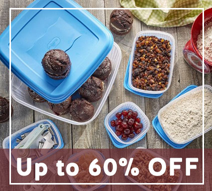 Glassware and Food Storage items in our Winter Sale